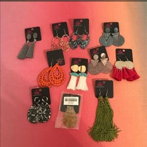 11 Pairs of Paparazzi Earrings